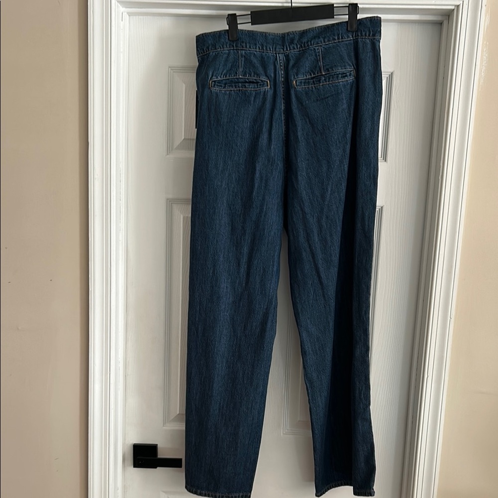 Universal Thread Dark Blue Adjustable Trouser Den… - image 7